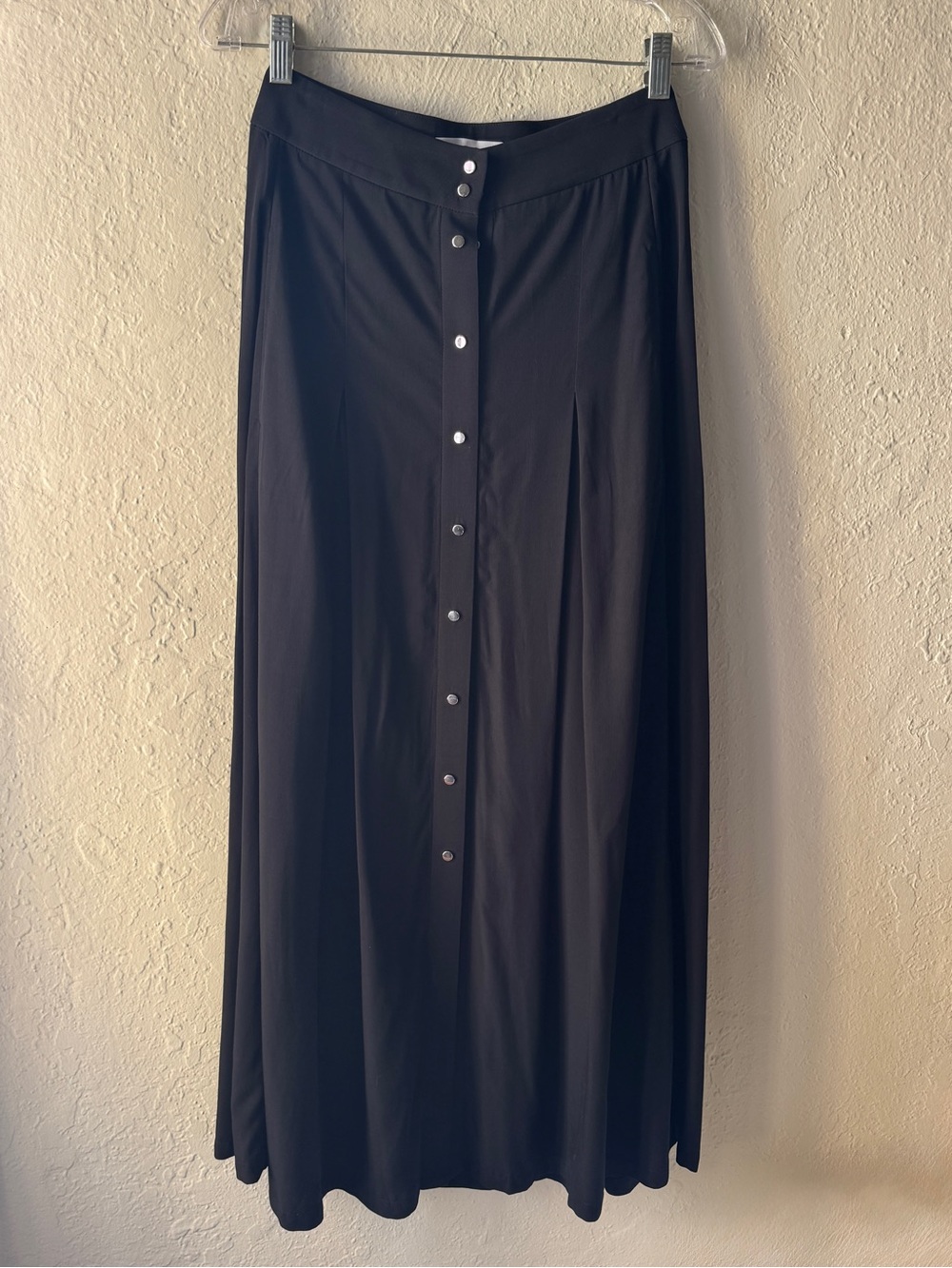 IRO Paris High Waist Snap Front Maxi Skirt with Pockets